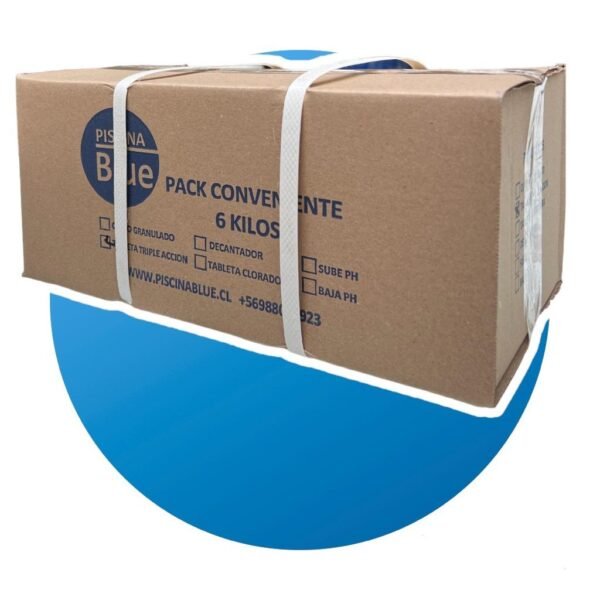 Sulfato De Cobre PiscinaBlue 6 kilos Blue-Box
